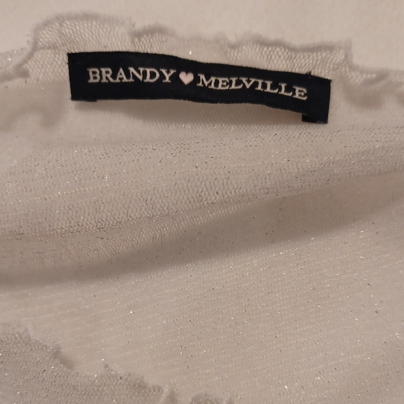 $4 Add-on Sheer Sparkly Cover-up Top - Size Small - Picture 5 of 8